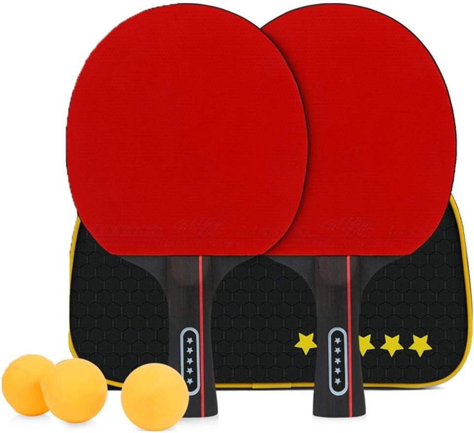 Auxi Table Tennis Set for Dining, 2 Rackets and 3 Balls