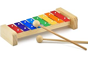 MUSICUBE Xylophone for Kids Wooden Xylophone with Mallets Orff Music Instrument for Educational Preschool Learning Baby Percussion Kit Professional Tuning Gift Choice for Children