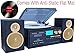 Boytone BT-28SPG 3-Speed Bluetooth Turntable System, Front Loading CD/MP3/Cassette Player, AM/FM Stereo Radio, Aux, SD Slot, USB, Headphone Jack, Wooden Speakers, 110/220 Volt (Gold Limited Edition)thumb 1