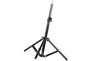 KEXIAO Professional Photography Light Stand with 1/4in Screw Heavy Duty Studio Equipment Adjustable Height Foldable Design