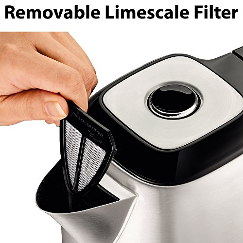 KRUPS BW311050 SAVOY Electric Kettle, None, Silver Pricepulse