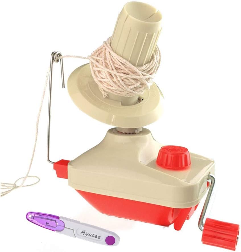 Ayasee Ball Winders, Yarn Knitting Loom Crochet Swift Yarn Fiber String Ball Wool Winder DIY Tool Kit