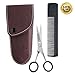 Beard Scissors Trimming Set with Comb - Mustache Scissor Kit for Men - Beard Cutting Scissors Stainless Steel - Beards Scissors