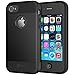 JETech Case for iPhone 4s and iPhone 4, Black primary