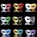 Unisex Retro Masquerade Mask Mardi Gras Costume Party Acccessory (multicolor-18)