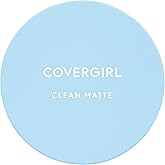 COVERGIRL Clean Matte Pressed Powder, Oil Control Powder, 1 container, .35 Fl Oz, Face Powder, Oil Free Loose Powder, Matte F