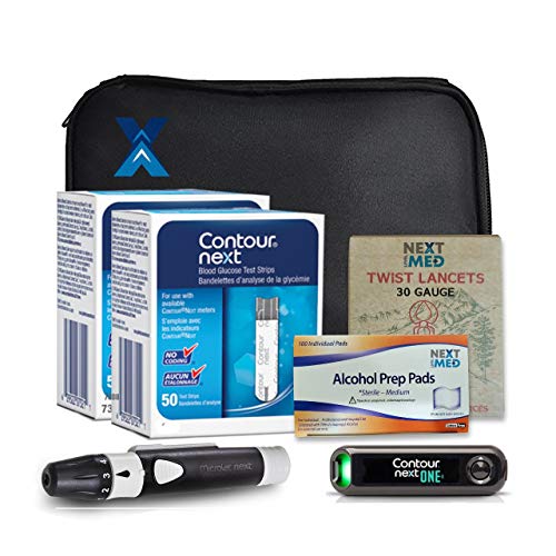 NextLevelMed Diabetes Testing Kit Includes Strips, Lancets, Alcohol