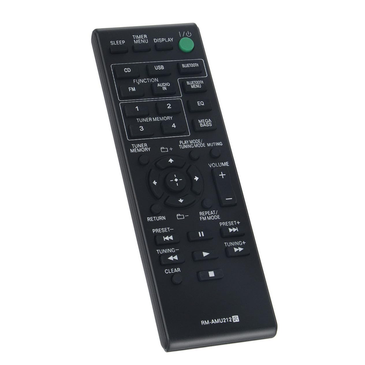 RM-AMU212 VINABTY Replace Remote Control Fit for Sony SS-SBT20 HCD-SBT20 Home Audio System CMT-X3CD CMT-SBT20