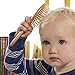 Wooden Baby Hair Brush and Comb Set, Soft Goat Bristles and Wood Bristles for Massage, Eco-Friendly Hairbrush for Newborns and Toddlers, Perfect Baby Shower & Registry Gift (Color a5)