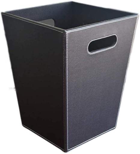 Amazon 正方形のゴミ箱puレザーカバーゴミ箱なし紙かご破片バケット家庭用事務用品ホールド乾いたゴミ25 5 19 5 34cm フタ付き ゴミ箱 オンライン通販