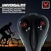 Fitivate Bike Seat Cover for Peloton Premium Quality Bike/Bicycle Saddle Pad (Cover) Comfort Breathable Anti-Slip -Great for Indoor Cycling Class and Stationary Bikes -with Water&Dust Resistant Coverthumb 4