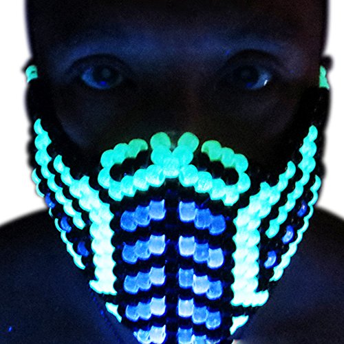 Sub Zero V2 Rave Mask Glow Kandi Mask