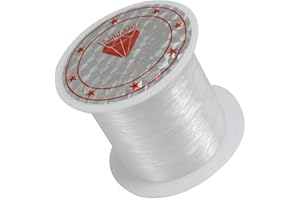 34Lbs 0.4mm Diameter Beading Thread Clear Nylon Fish Fishing Line Spool Practical Treatment