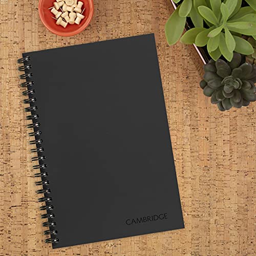 Mead Cambridge Wirebound Business Notebook, Ruled, 47/8" x 8", 80