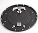 YITAMOTOR Locking Gas Cap Black Fuel Door Aluminum Gas Tank Cover With Lock & Keys Compatible for 03-09 Hummer H2 SUT SUV