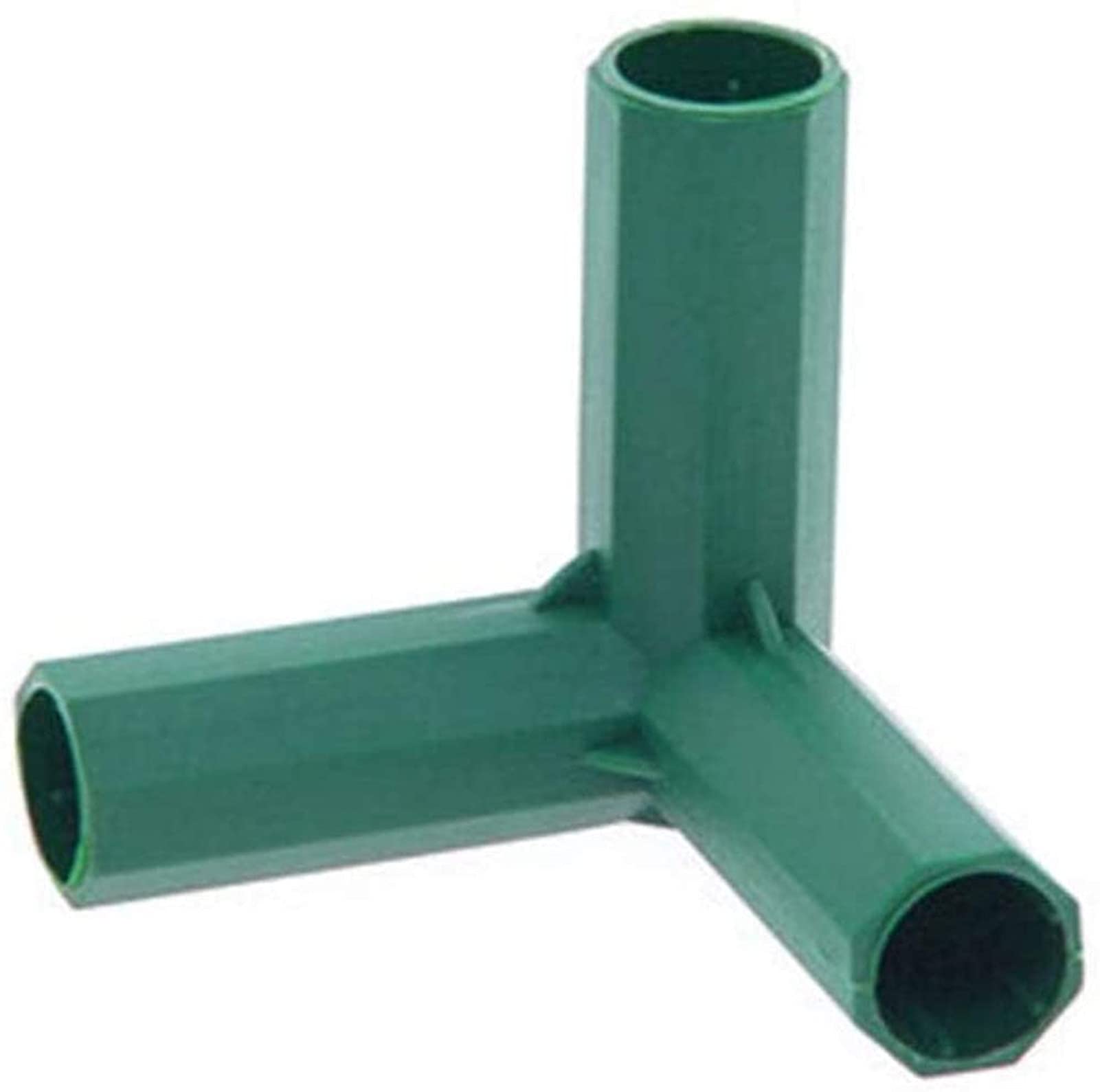 15 Pieces 11MM Greenhouse Frame Connectors Plastic Coated Canes Connector PVC Fitting Stable Support Gardening Frame Building Supports Fruit Netting Cages Cane Rods Stakes Connectors