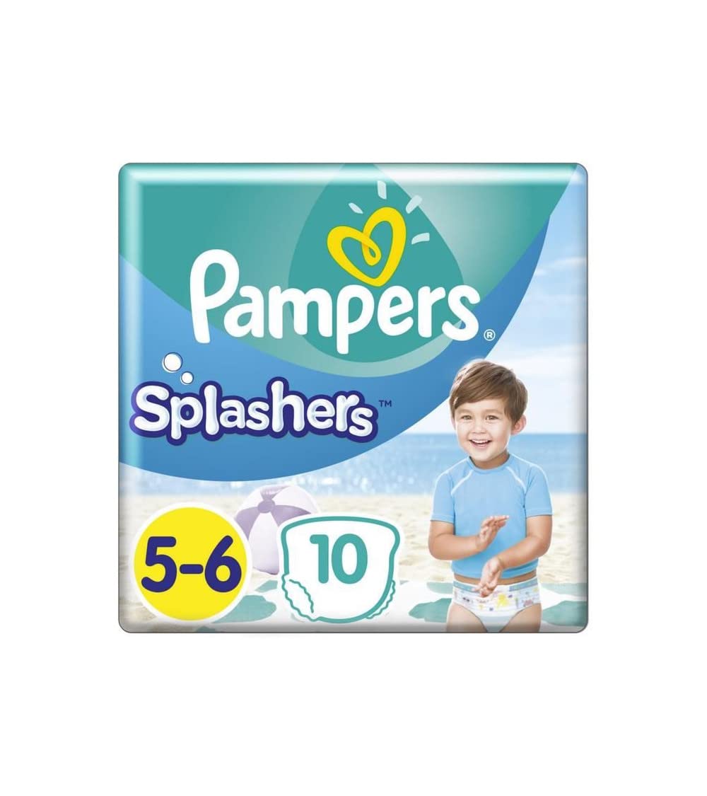 Pampers Swim Nappies Splashers Size 5 - 6, Carry Pack 1 Pack