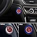 Thor-Ind Aluminum Car Engine Start Stop Button Cover Trim for 10th Honda Accord Sedan Sport EX EX-L LX 2018 2019 Ignition Start Button Surrounding Decoration Ring (Start Button-Blue)