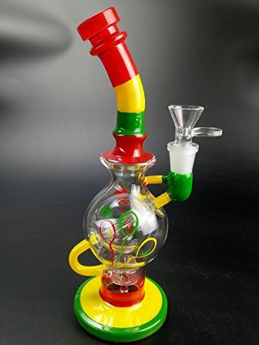 ClaGlass Handmade Glass 9.5" Tall 14.5mm Joint Size
