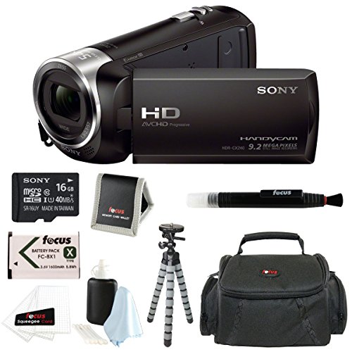 Sony HDRCX240 HDRCX240B HDRCX240/B Full HD Handycam Camcorder + Sony