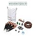 KORAM 360 Degree Micro Sprayer and Dripper on Stake Irrigation Gardener's Greenhouse Plant Lawn Watering Drip Kit Accessories with 50ft 1/4