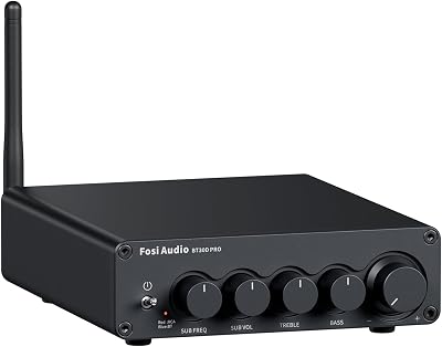 Fosi Audio BT30D Pro Mini Bluetooth Amplifier 2.1 Channel 165W x2 + 350W