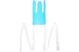Milltrip Sock Aid Device, Non-Slip Sock Assist Tool with Handles for Elderly Disabled and Pregnant Women, Blue and White Dres