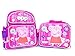 New Peppa Pig Allover Flower Pink Small 12 Inches Backpack(2229)