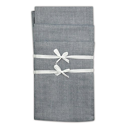 Selected Hanky Men's Pure Cotton Handkerchiefs, Grey Hankies Pack of 12