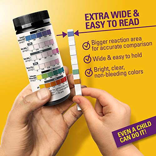 Freshwater Aquarium Test Strips 6 in 1 Fish Tank Test Kit for Testing