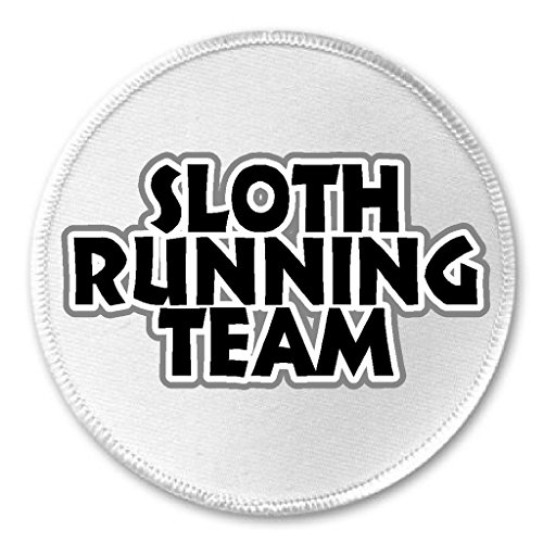A&T Designs Sloth Running Team 3" Sew On Patch