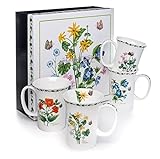 McIntosh Garden Meadow Fine Bone China Set of 4