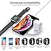 Wireless Charger FLOVEME 3 in 1 Wireless Charging pad 10W Qi Fast Wireless Charger Stand Compatible with Apple Watch Series Airpods iPhone X Xs Max Xr 8 /8Plus Samsung S10/9/S8/S8+