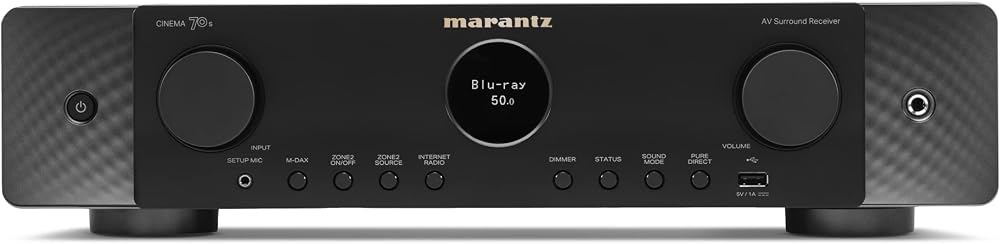 Marantz Cinema 70s Slimline 7.2 Channel AV Receiver 8K HDR AirPlay 2