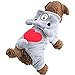 Dog Clothes for Small Dogs, Funny Pet Clothing Bear Jumpsuit Outfit Costume for Yorkie Chihuahua Small Poodle - Medium, Grey