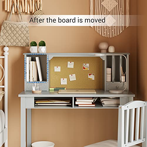 ADORNEVE Kids Desk and Chair Set, Kids Study Table with Drawers and