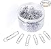 Paper Clips, 700 Pieces Office Clips for School Personal Document Organizing, Assorte 3 Sizes(Small 28mm, Medium 33mm and Large 50mm Size), Silver