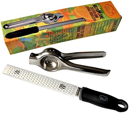 Expert Baker Zester with Safety Cover And FREE Citrus Squeezer ( + FREE EBOOK!)