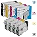 LD Remanufactured Epson 68 / T068 & 69 / T069 Set of 4 Ink Cartridges (Black, Cyan, Magenta, Yellow) for use in Stylus C120, CX5000, CX6000, NX415, NX510 & WorkForce 30, 310, 500, 610, 1100