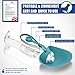 perpets Portable Dog Water Bottles,Reversible & Lightweight Travel Pet Water Dispenser with Expandable Silicone Flip-Up Leaf,Made of Food-Grade Silicone 20 OZ (Blue)