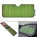 Motor Trend Front Windshield Sun Shade - Accordion Folding Auto Sunshade for Car Truck SUV - Blocks UV Rays Sun Visor Protector - Keeps Your Vehicle Cool - 58 x 24 Inch (Green)