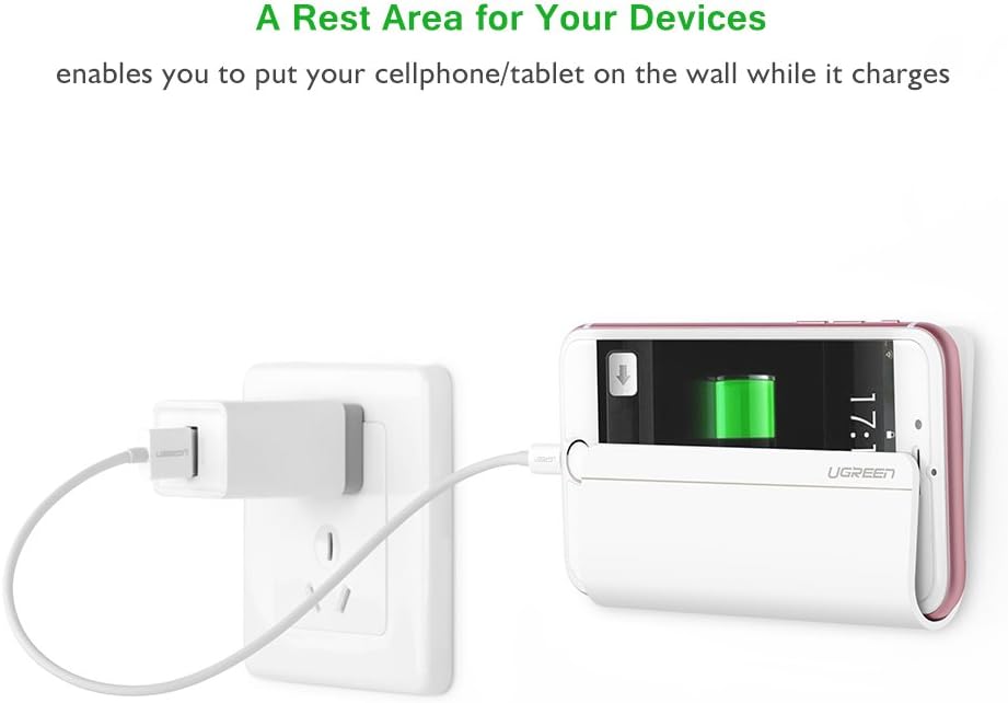 UGREEN Wall Mount Phone Holder with Adhesive Strips - Image 3