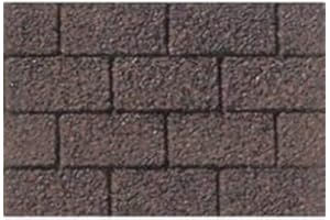 JT 1:48 Asphalt Shingle Sheet, 7.5"x12" (2 Pack), Model Making Supplies