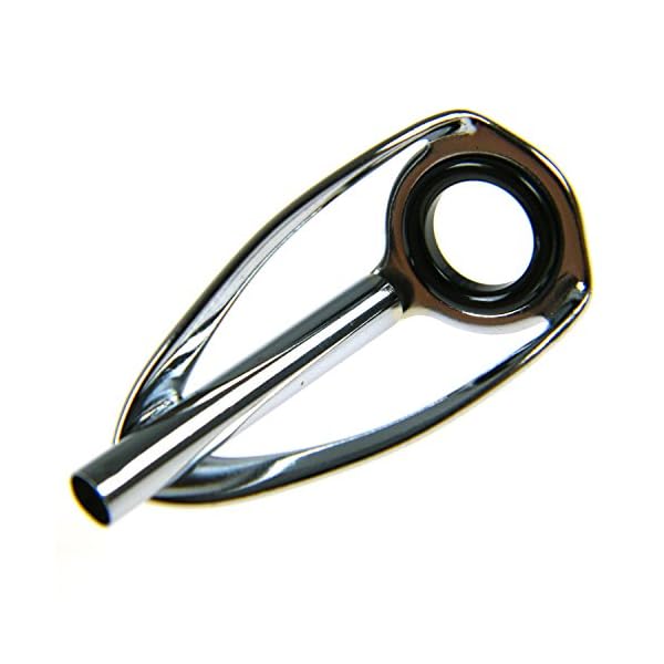 THKFISH-Freshwater-Saltwater-Suf-casting-Black-Silver-Tarnish-Fishing-Rod-Parts-Tip-Tops-Black-Stainless-Repair-Guides-DIY-Set-Kits