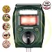 Fierre Shann Solar Animal Repeller, Outdoor Solar Powered Waterproof Repeller with Motion Sensor and Red Flashing Lights for Skunks, Dogs, Foxes, Cats, etc.