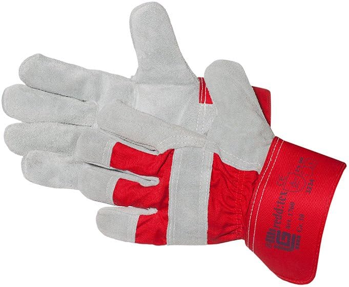Jah 1760-9 Split Glove, Heavyweight, Intermediate Level., NATURAL, Size 9, 5 Pairs)