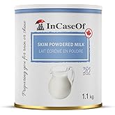 In Case Of Instant Skim Powdered Milk | 20 Year Long Shelf LIfe | Bulk Value Buy 1.1 Kg | Quick Prep | Delicious Taste