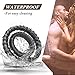 Silicone Dual Penis Ring, Premium Stretchy Longer Harder Stronger Erection Cock Ring Better Sex Erection Enhancing and Orgasm Sex Toy for Male Couple