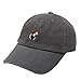 City Hunter C104 Bomb Small Embroidery Cotton Baseball Cap 14 Colors (Charcoal)