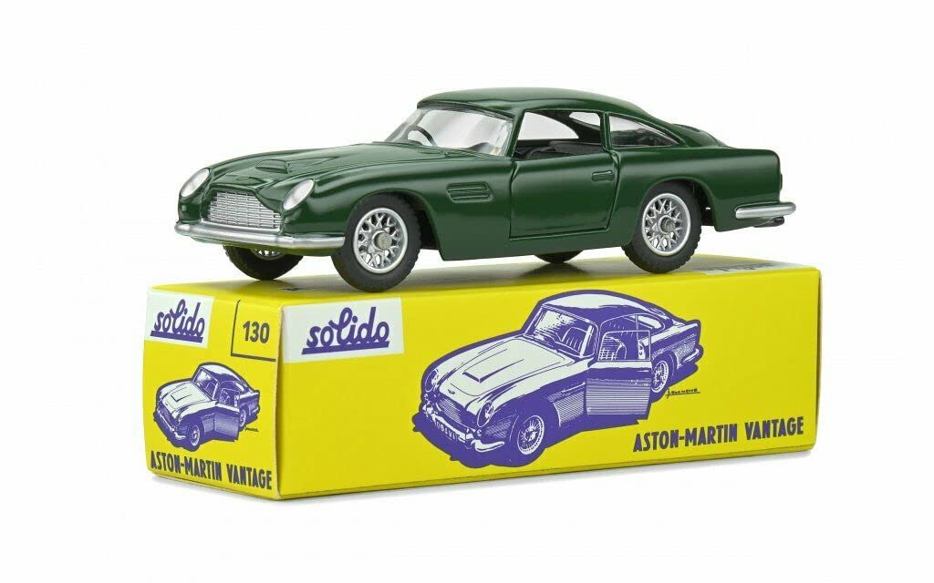 OPO 10 - Collectible model car 1/43 Solido, reproduction compatible for Aston Martin DB5 Vantage Green 1963-1302